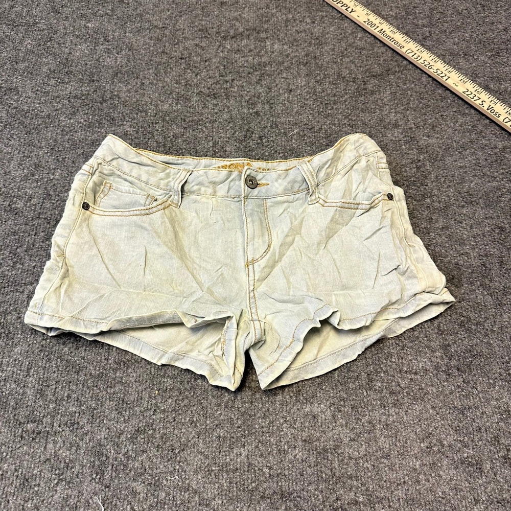 Arizona Jean Co Shorts Womens Size5 Light Wash Denim Low Rise Mini Stretch 76943